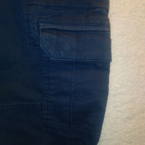 Tommy Hilfiger Mens Slim Blue Cargo Pants Size 36×30 - Picture 3 of 8